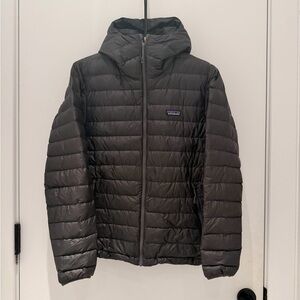 Patagonia Down Sweater Hoody – Men’s M – Grey